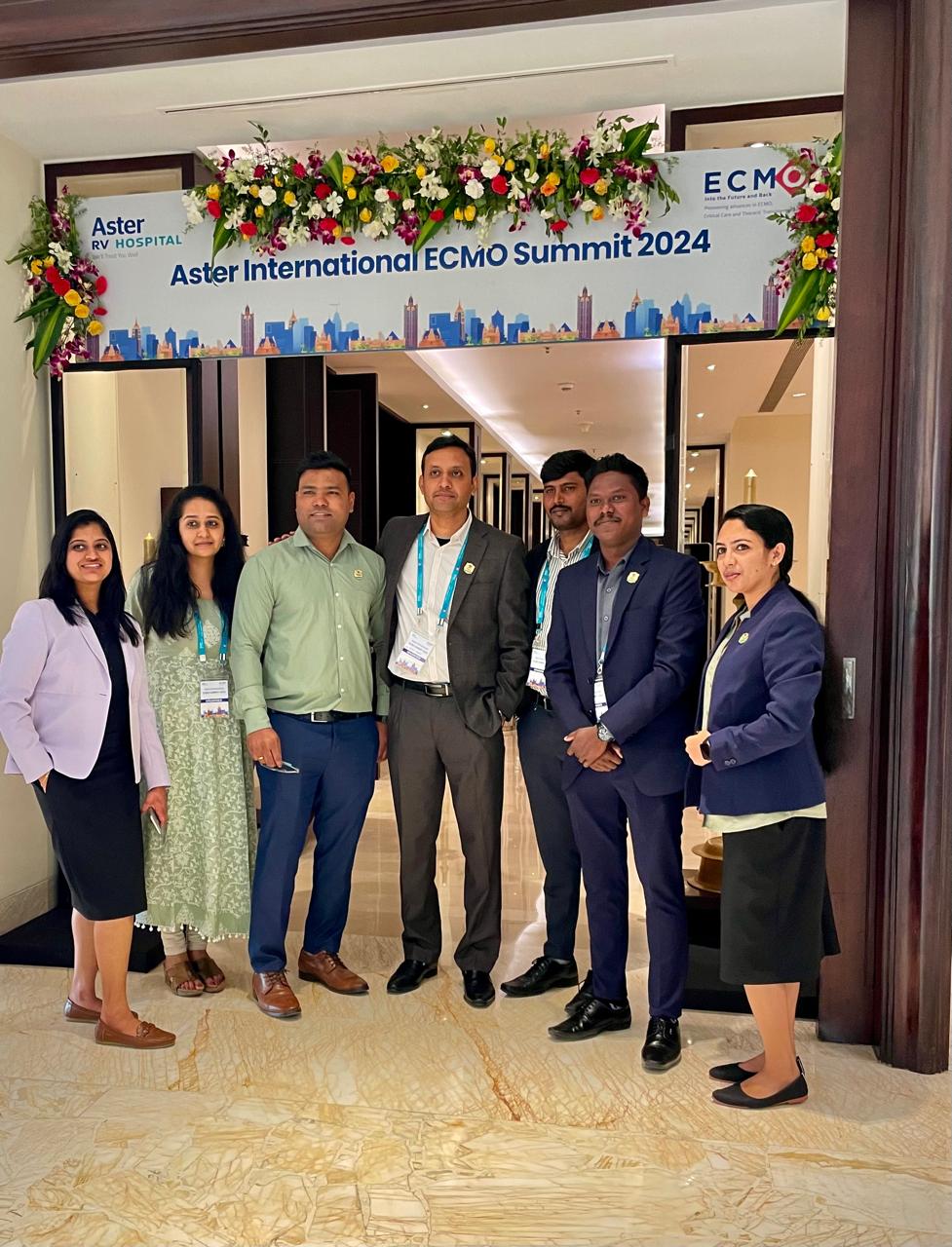 Aster International ECMO Summit 2024 Team