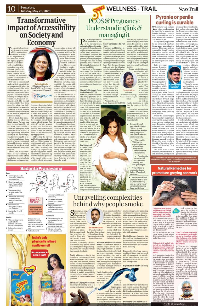 Doctor newspaper clipping - Community Health Camp